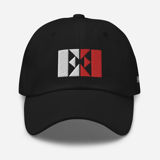 White/Red EE Dad hat