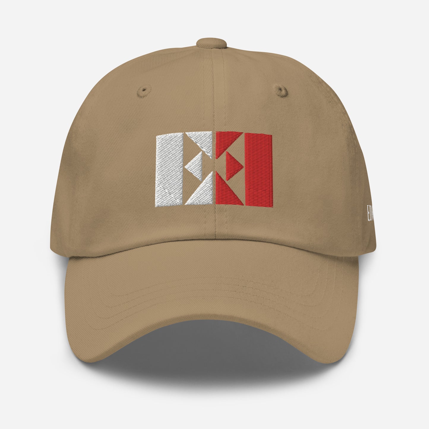 White/Red EE Dad hat