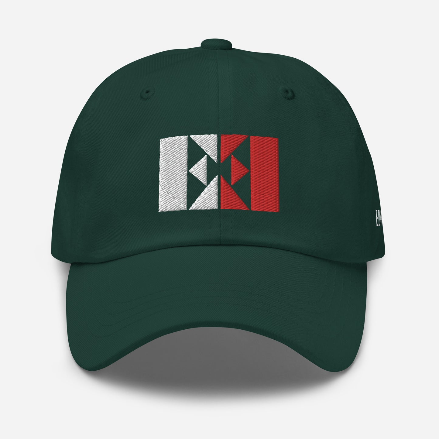 White/Red EE Dad hat