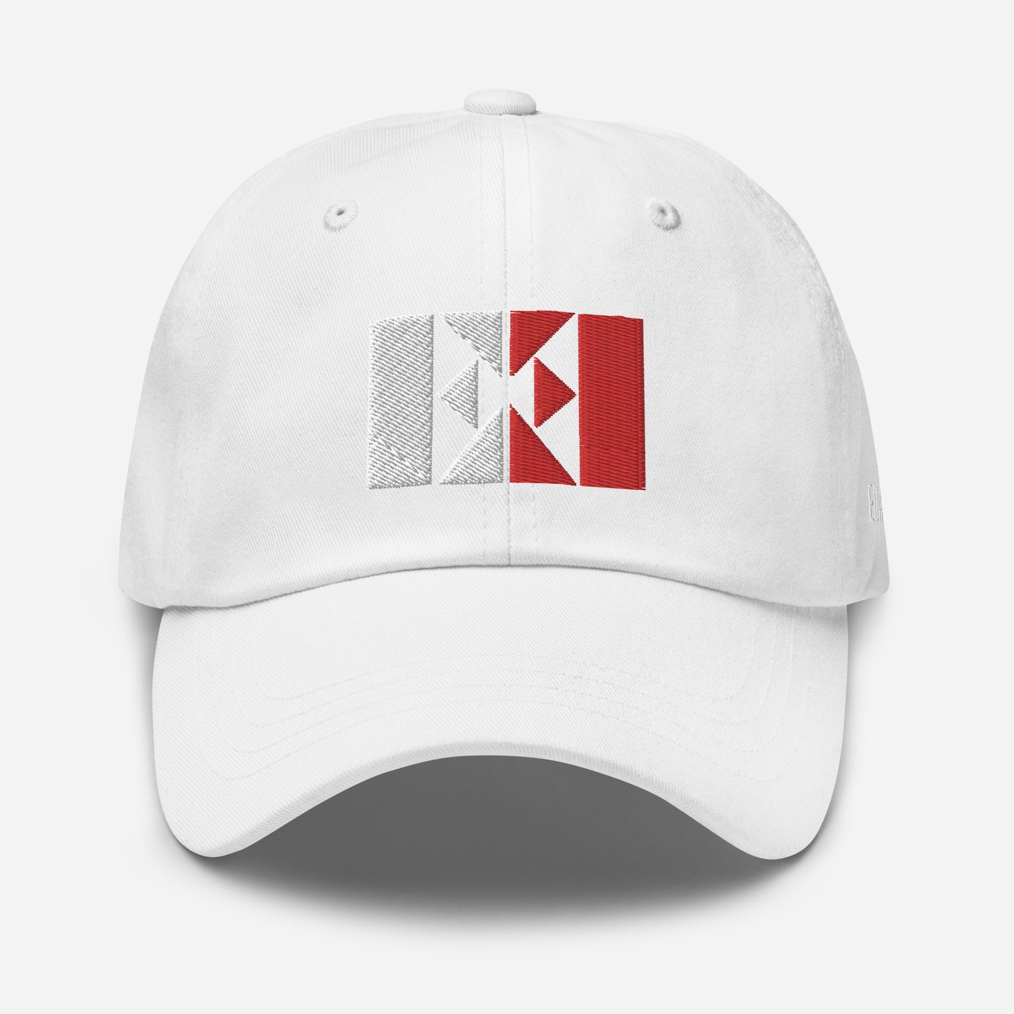 White/Red EE Dad hat