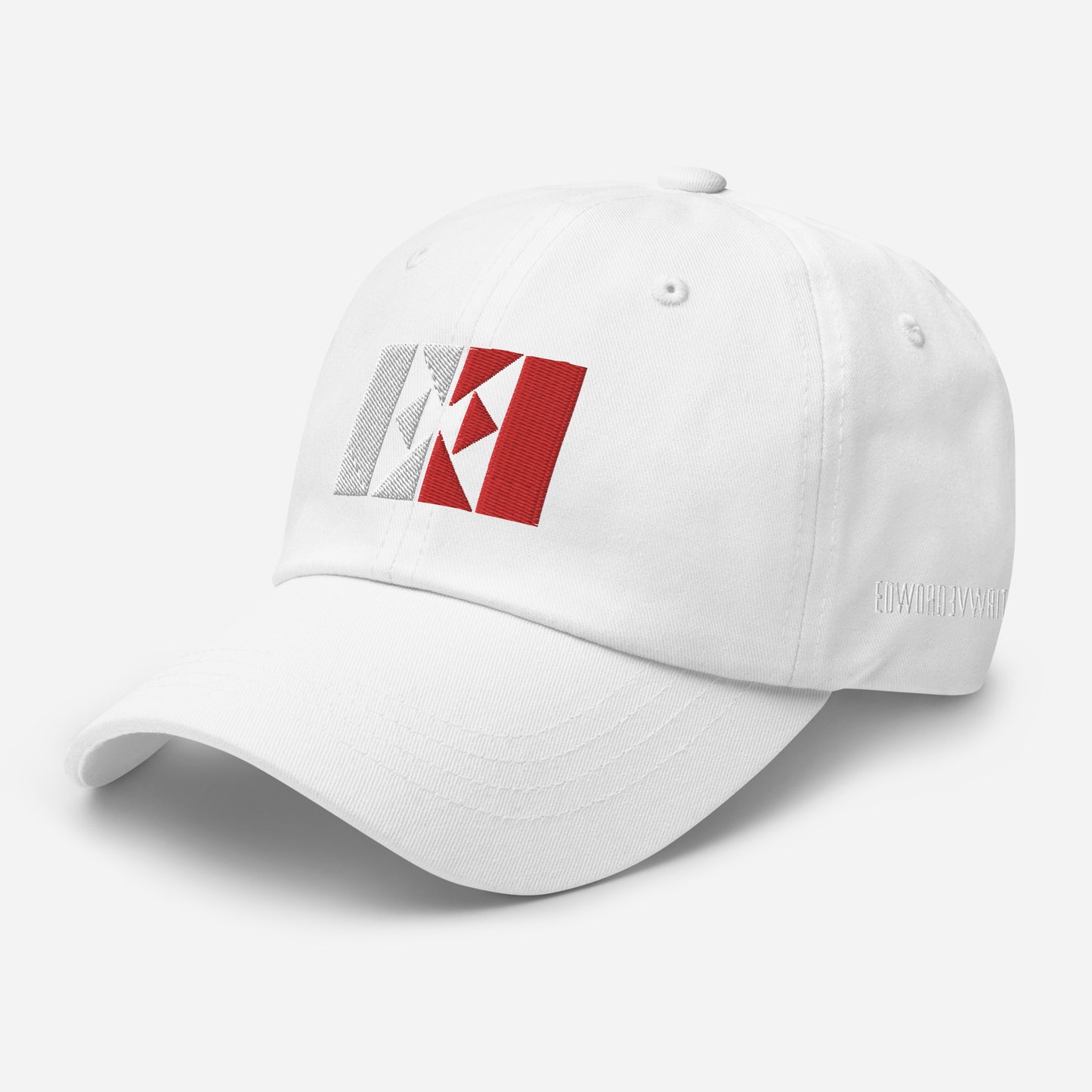 White/Red EE Dad hat