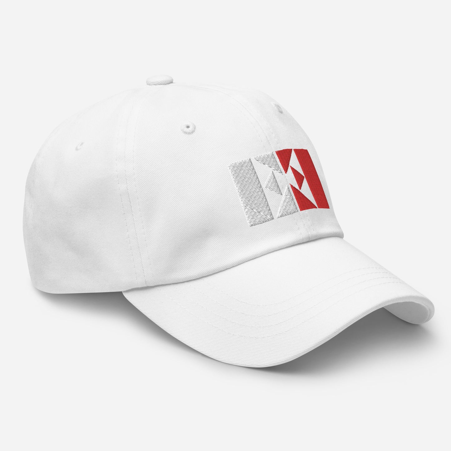 White/Red EE Dad hat