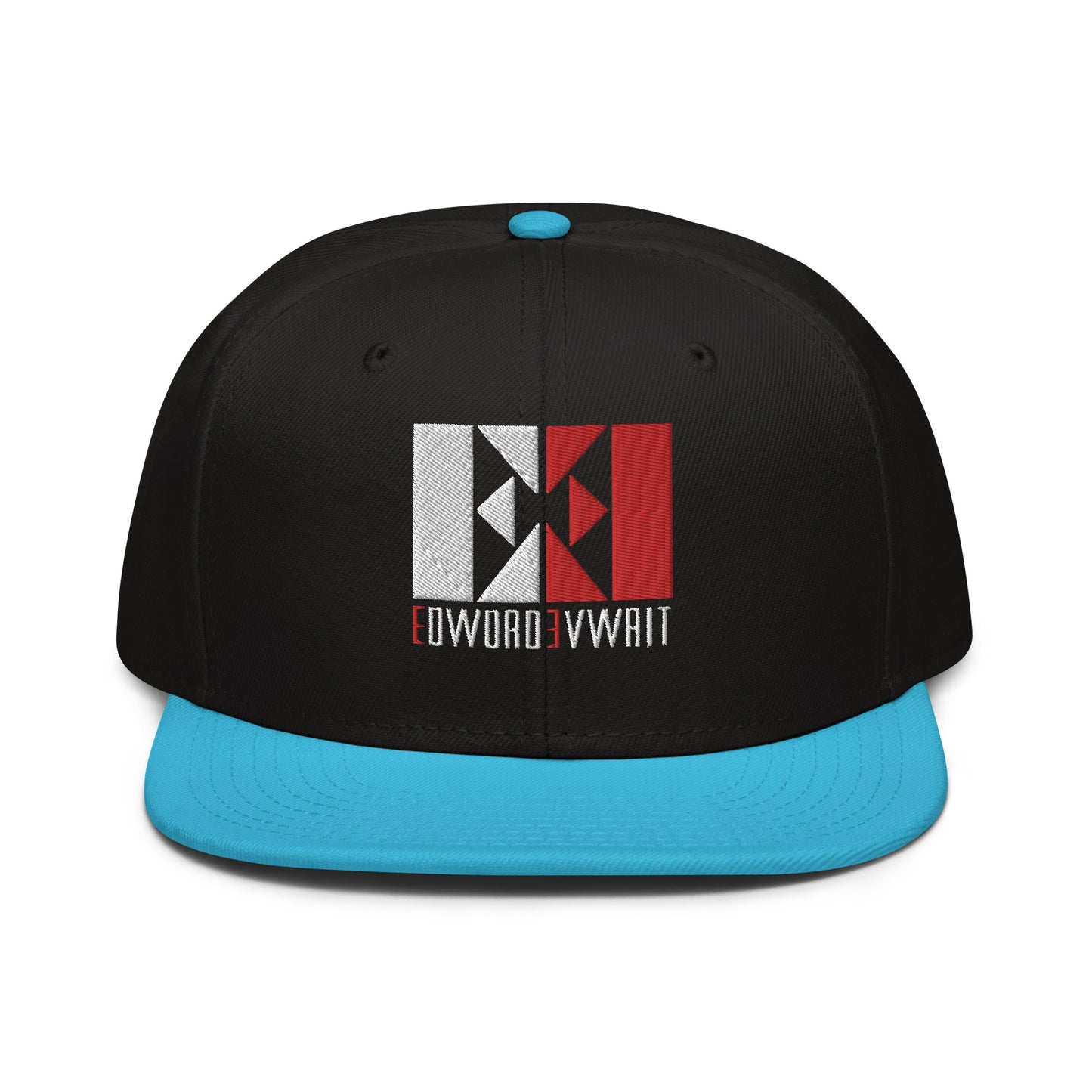 White/Red EE Snapback Hat