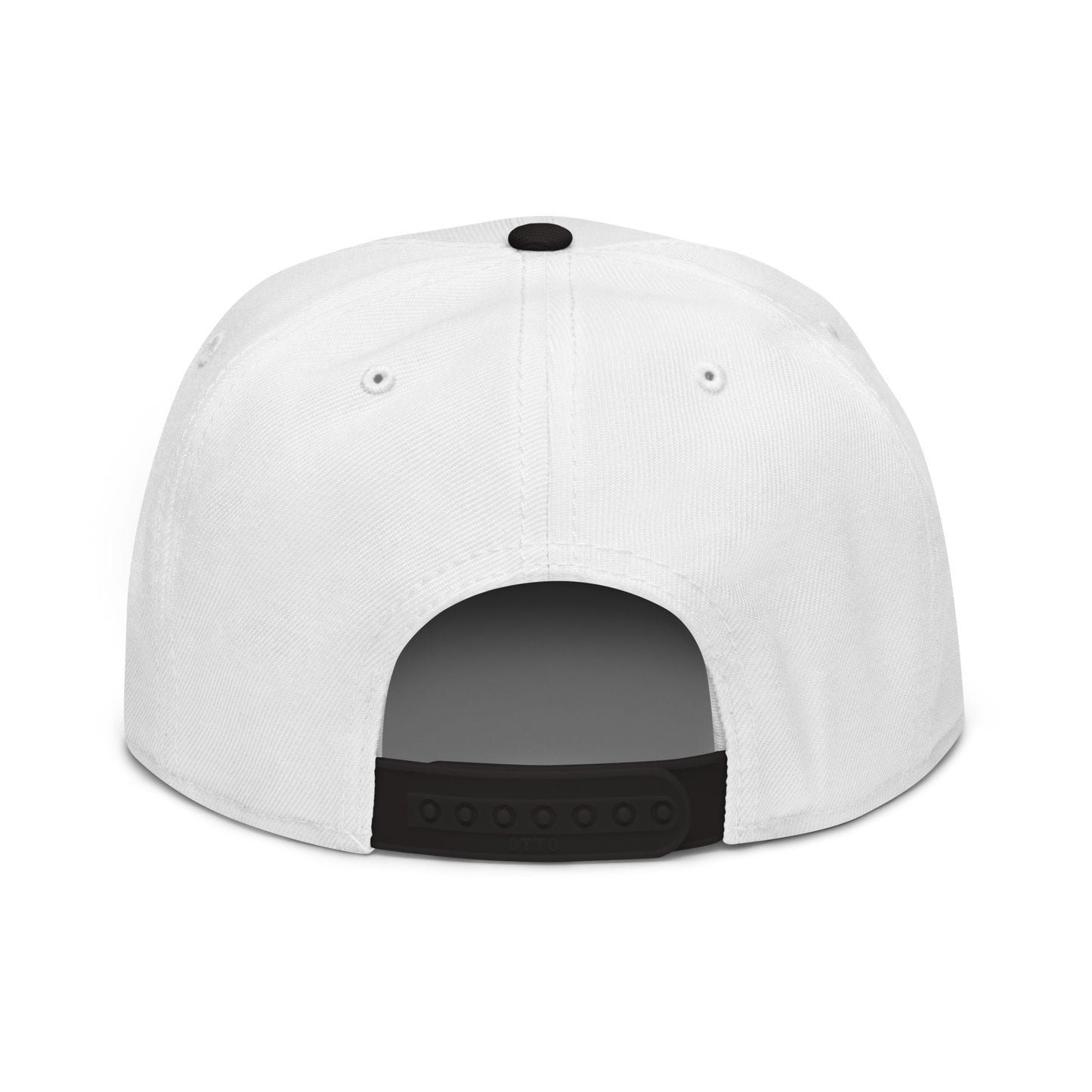 White/Red EE Snapback Hat