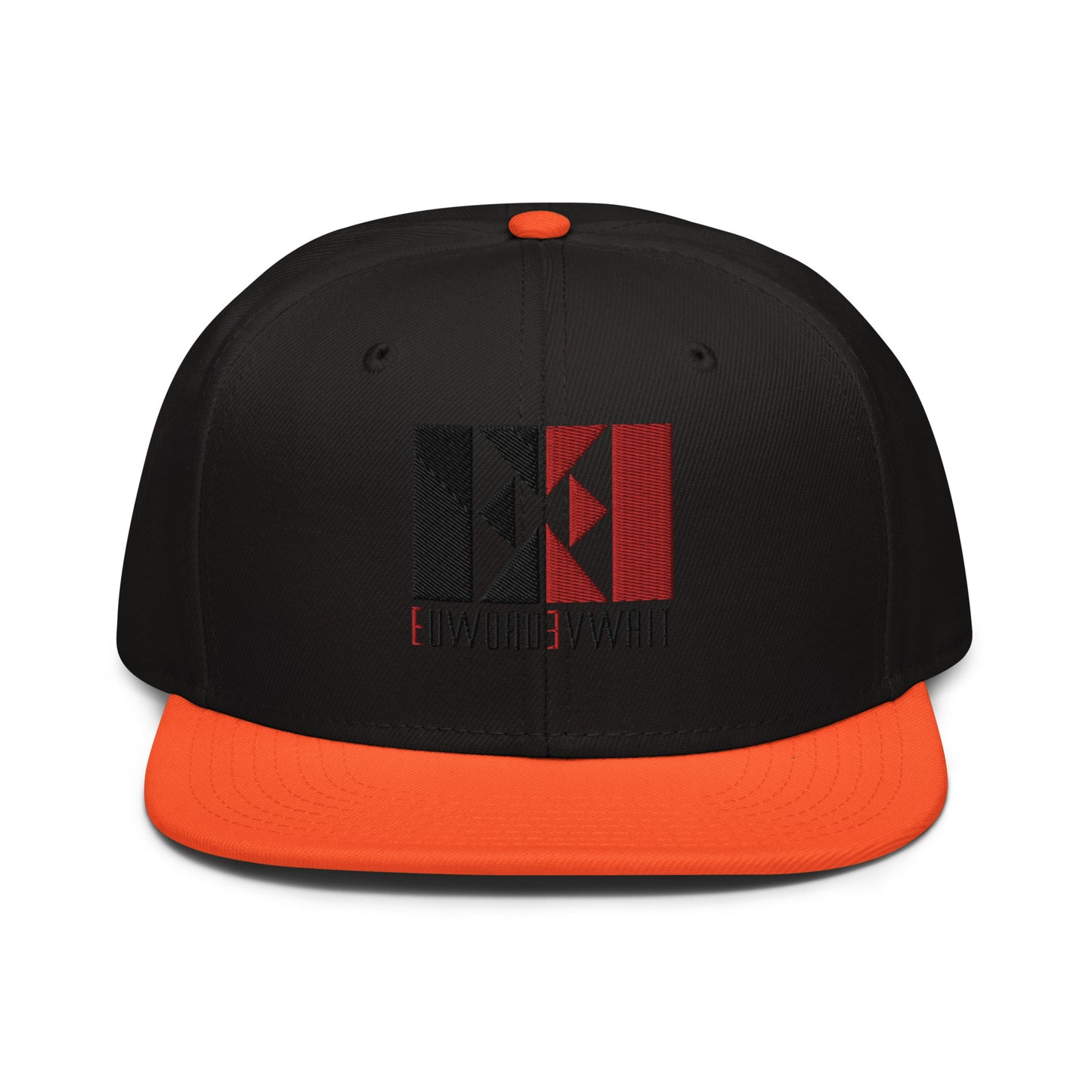 Black/Red EE Snapback Hat