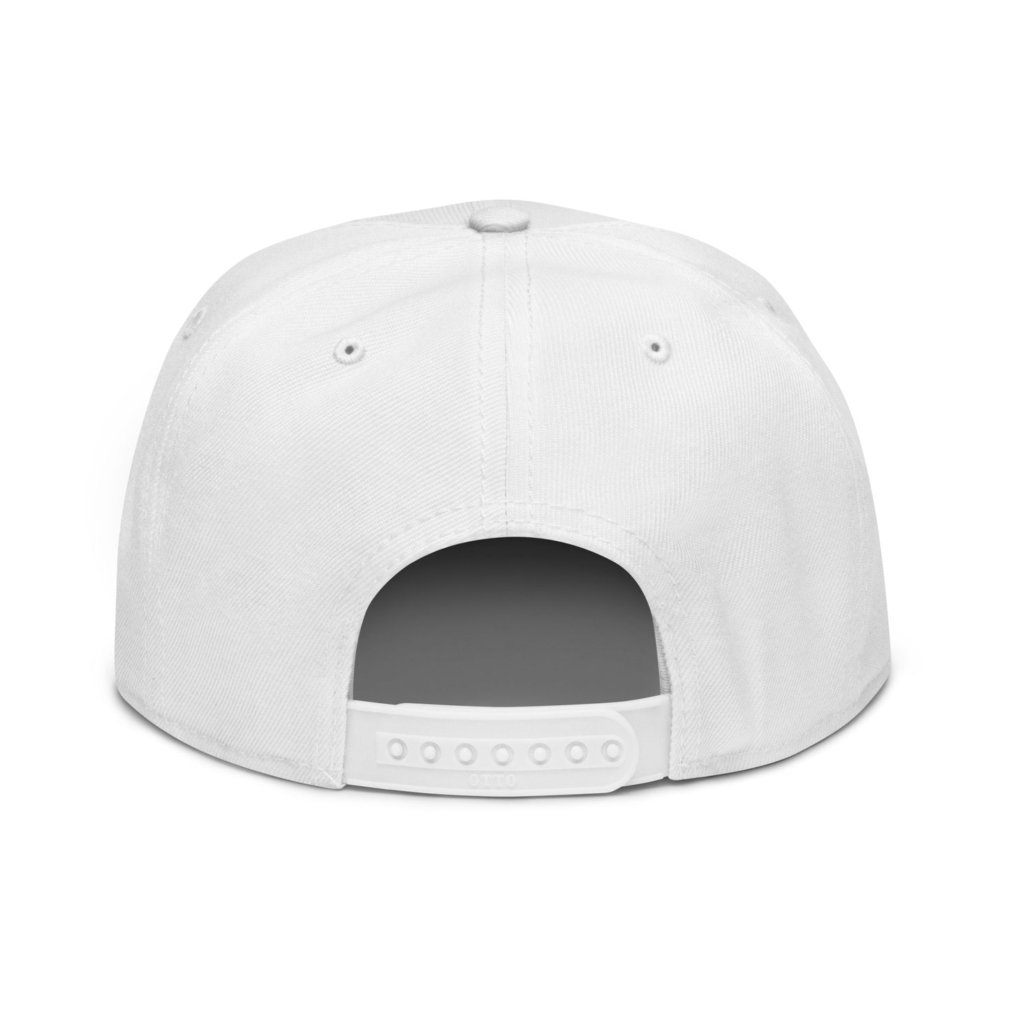 White/Red EE Snapback Hat