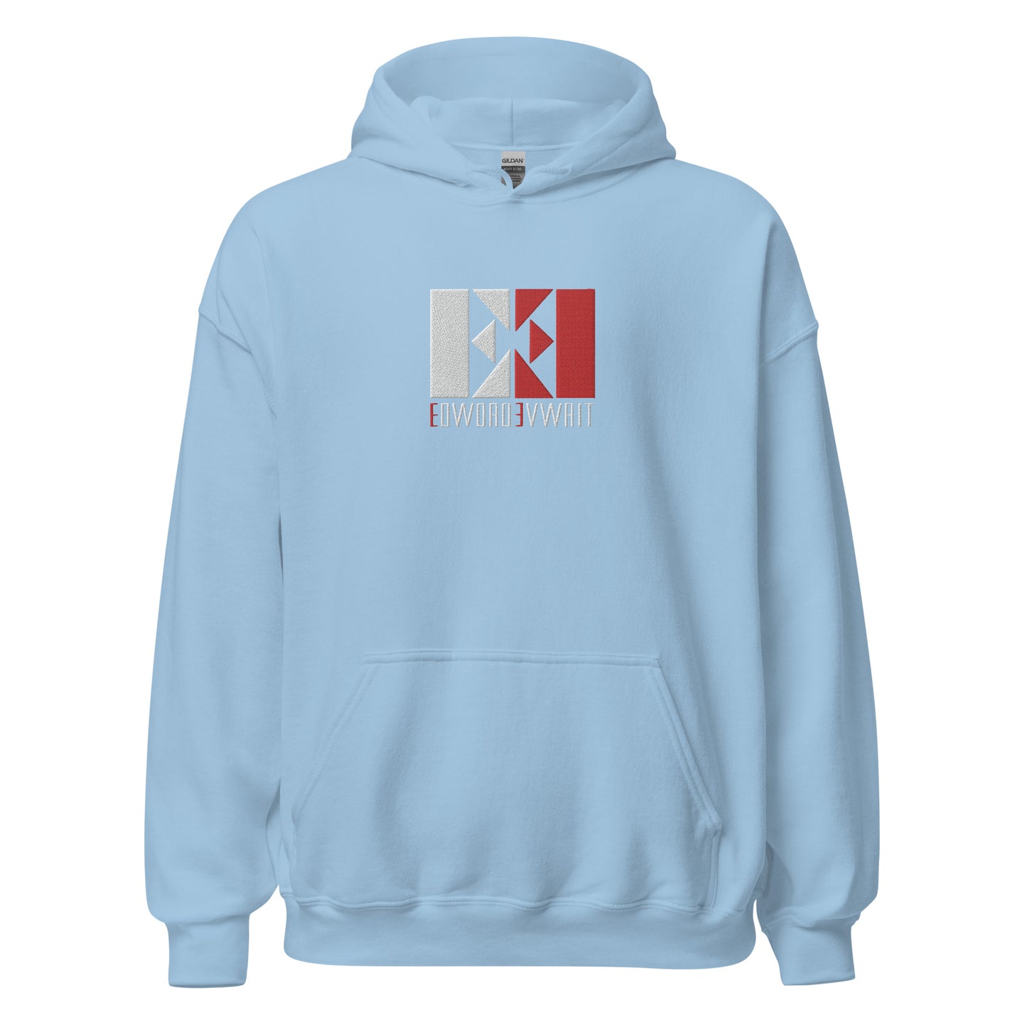 White/Red Unisex EE Hoodie