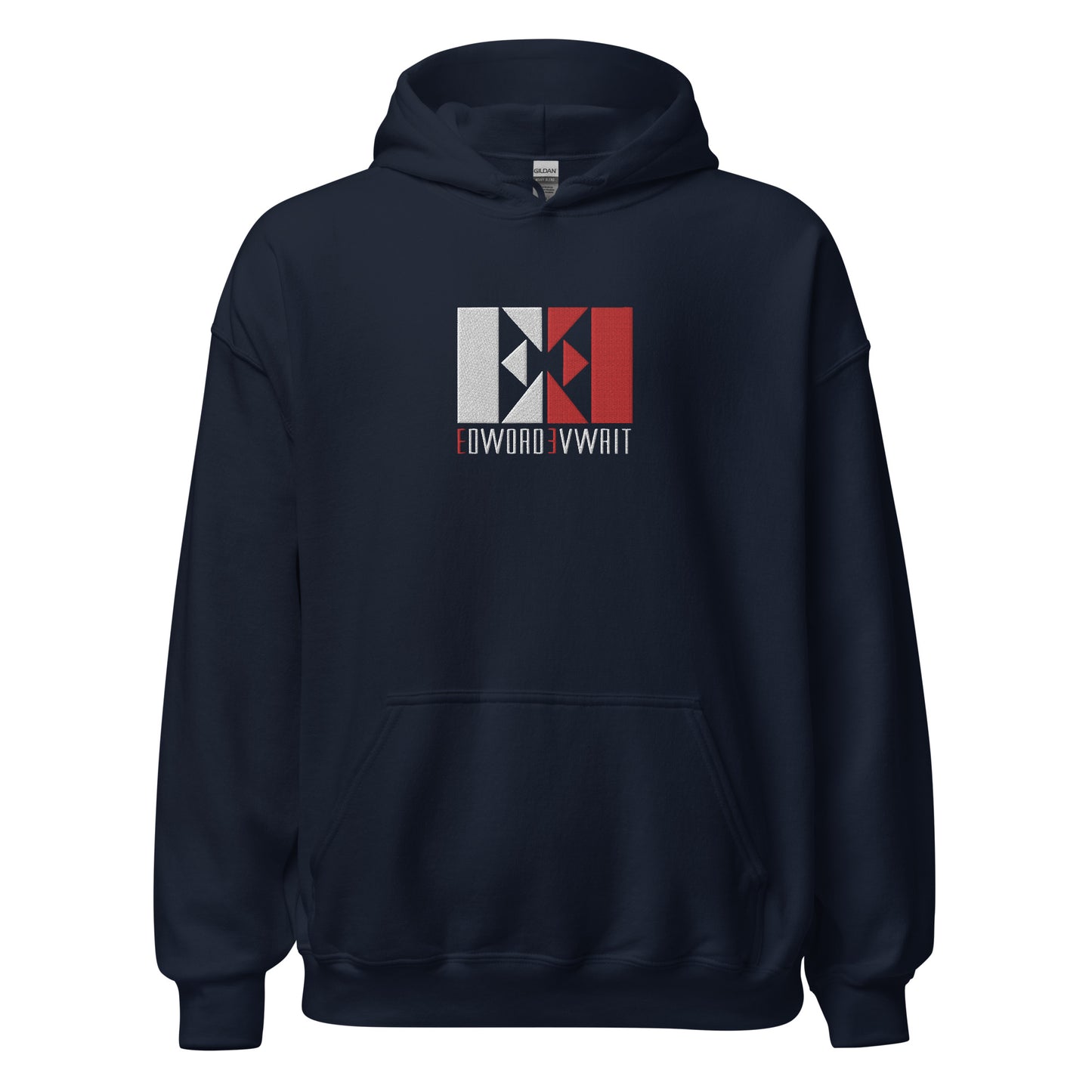 White/Red Unisex EE Hoodie