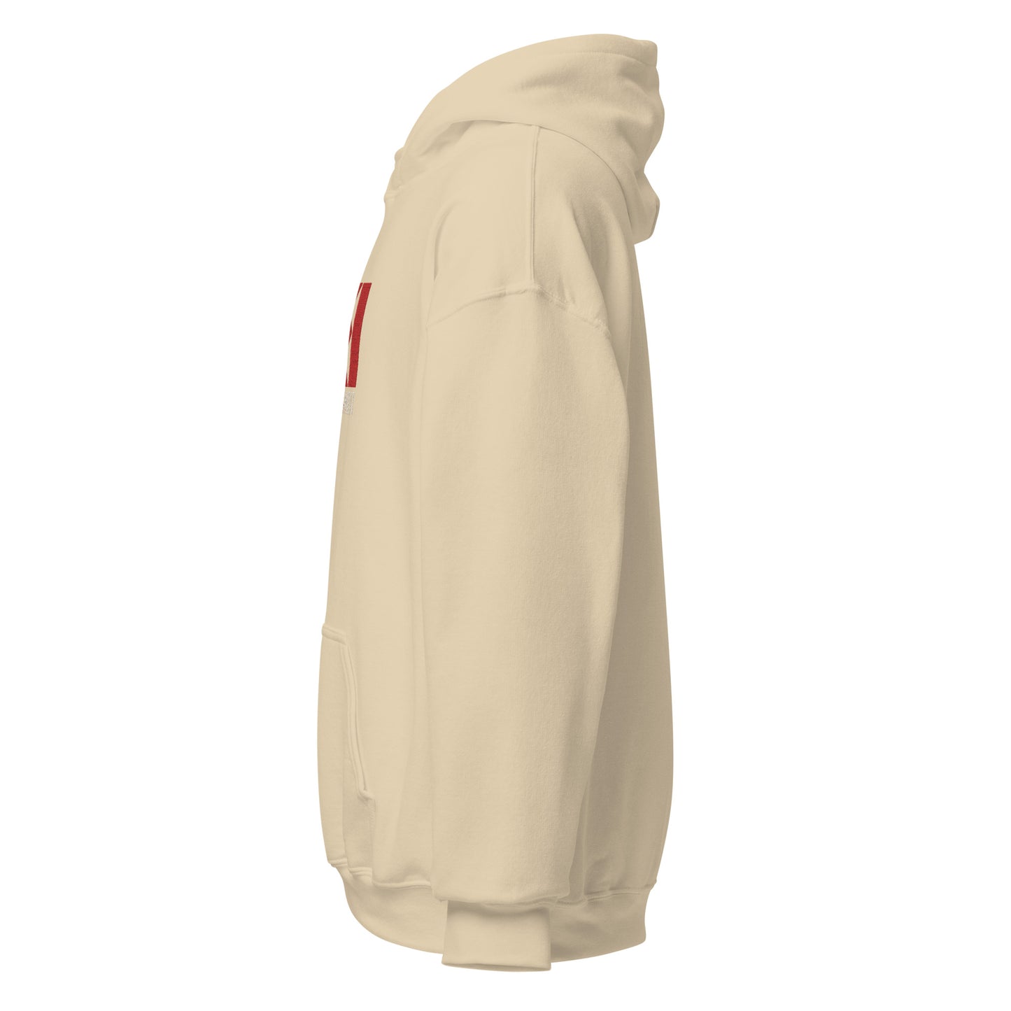 White/Red Unisex EE Hoodie