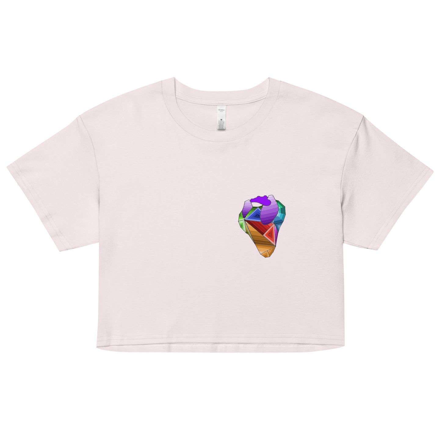 Women’s Anatomical Heart crop top